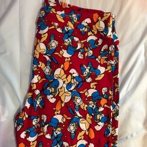 Donald Duck TC lularoe leggings